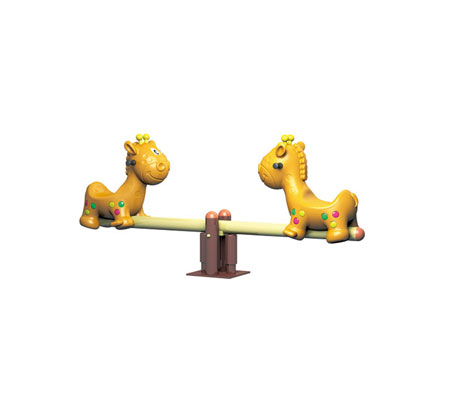 卡通長(zhǎng)頸鹿蹺蹺板