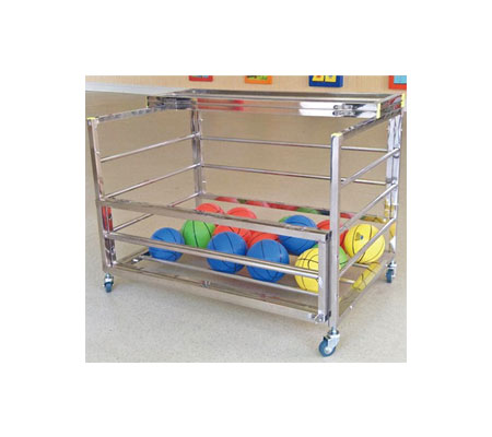 不銹鋼移動翻蓋球框