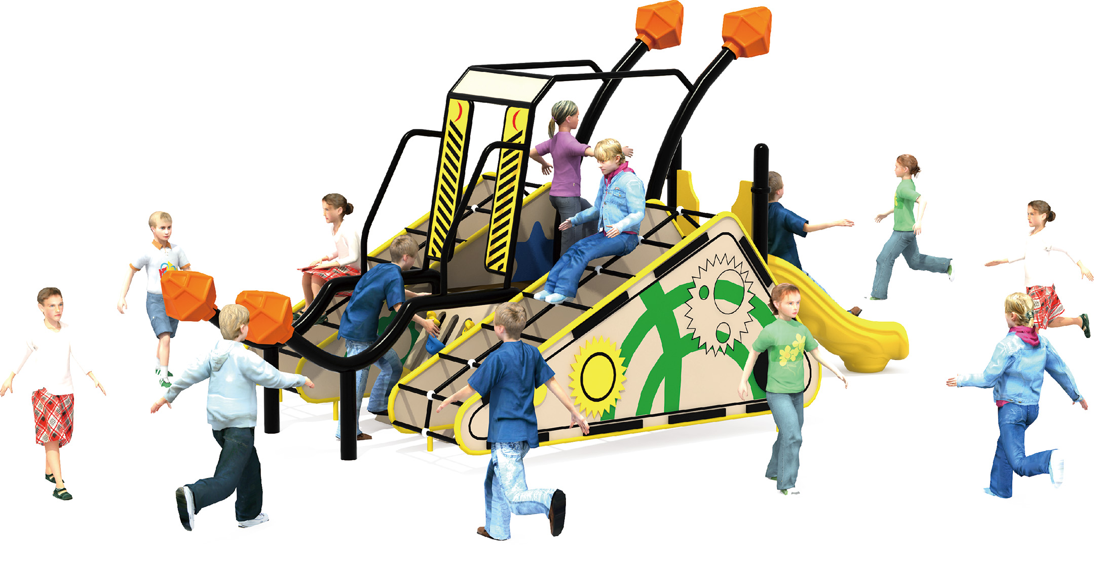 HJ-17501-組合滑梯