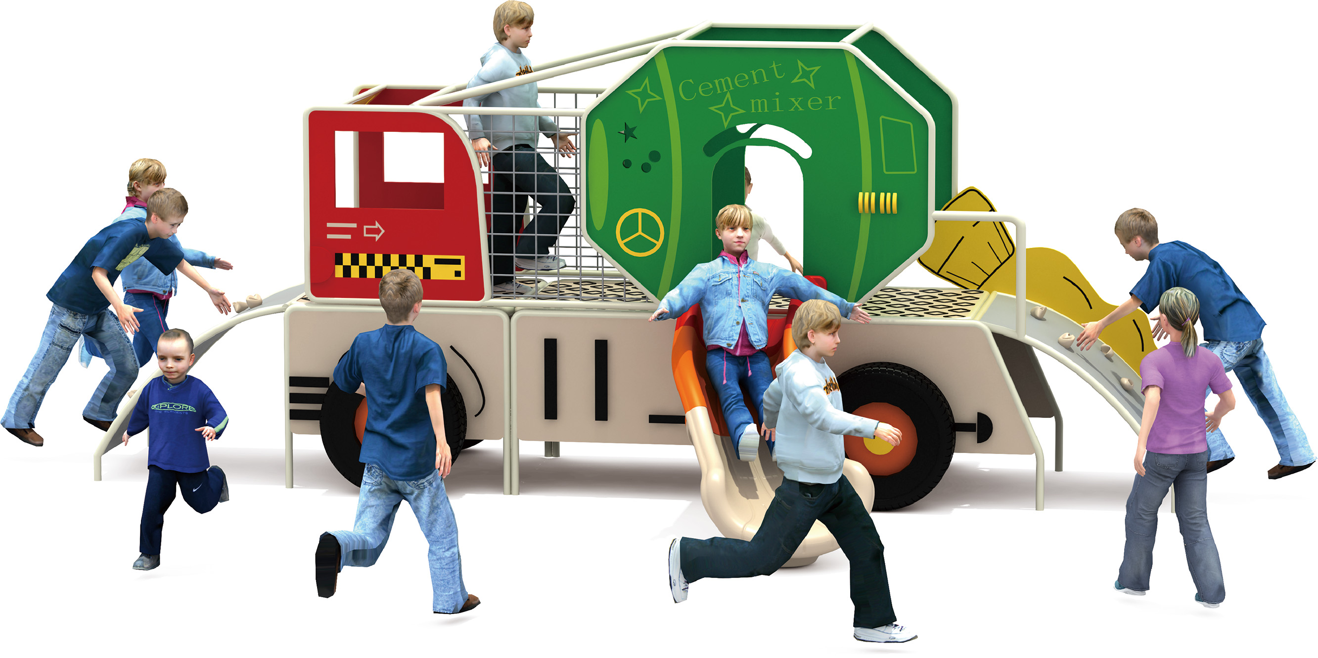 HJ-17603-組合滑梯