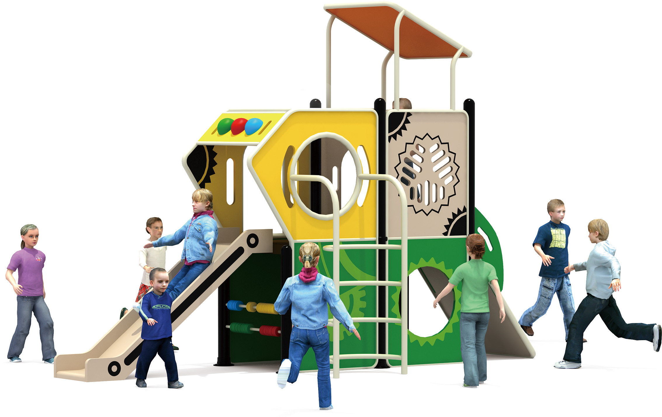 HJ-17702-組合滑梯