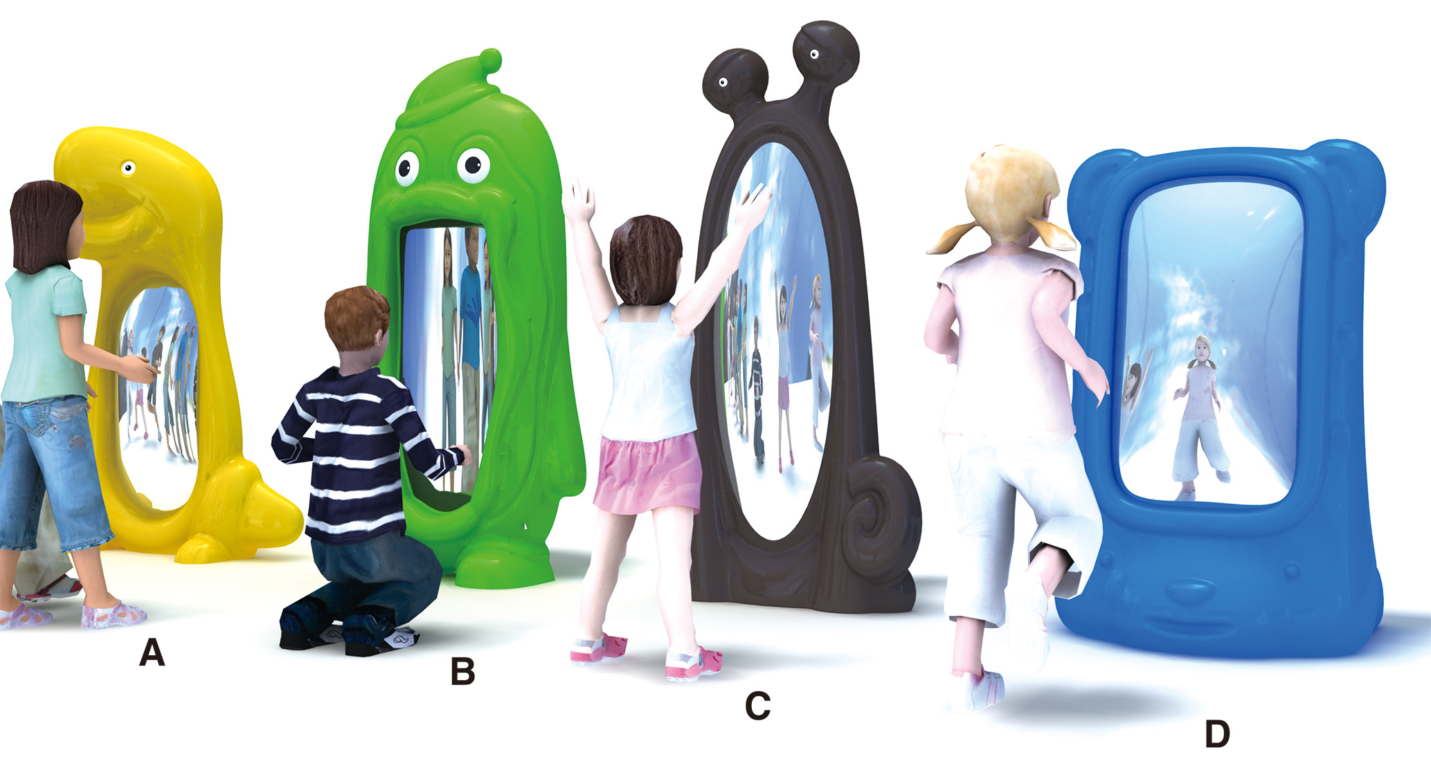 HJ-19803-動物哈哈鏡