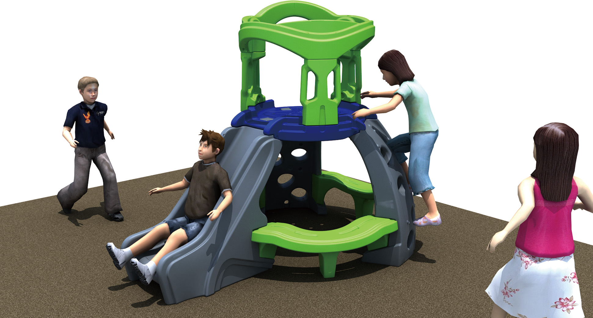 HJ-20003-多功能滑梯組合